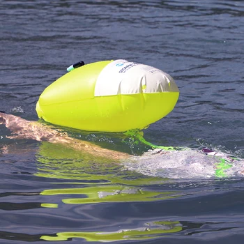 Чанта за сигурност, когато плават във водните спортове Преносим Надуваем шамандура за плуване Дрехи в Чантата за съхранение с поясным колан Обзавеждане за плуване на открито