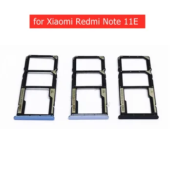 за Xiaomi Redmi Note 11E Притежателя на Тавата за карти Micro SIM Nano SIM карта SD Слот за карти с Памет Притежателя Адаптер Резервни части За ремонт на